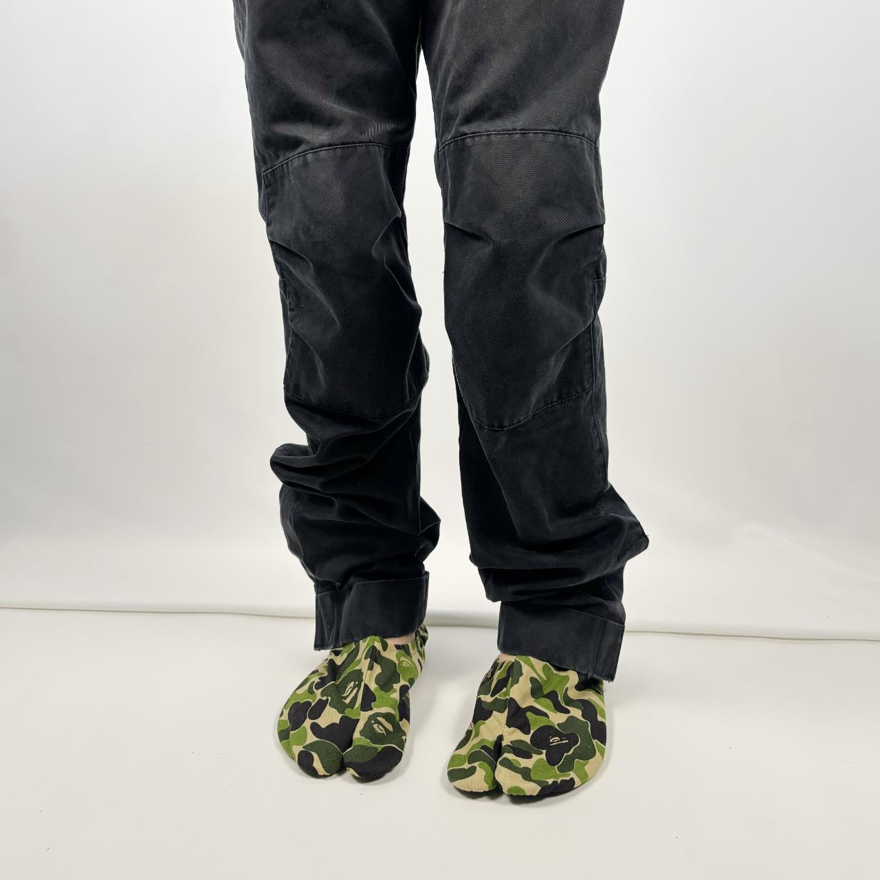 A Bathing Ape BAPE cotton tabi room shoes