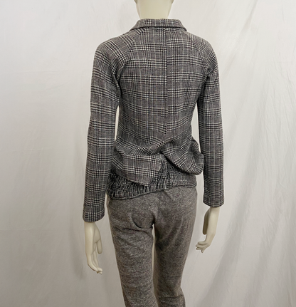 Comme des Garcons AD1999 Tricot houndstooth cummerbund sweater