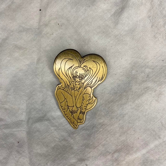 Beauty: Beast girl pin