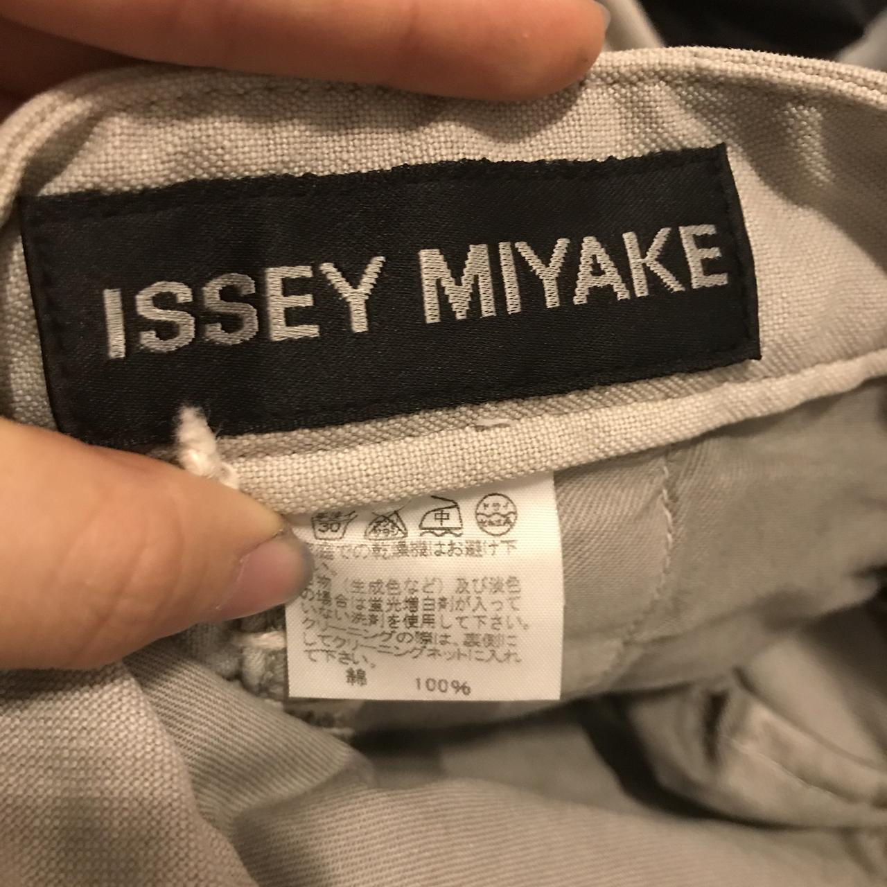 Issey Miyake side stitch pants