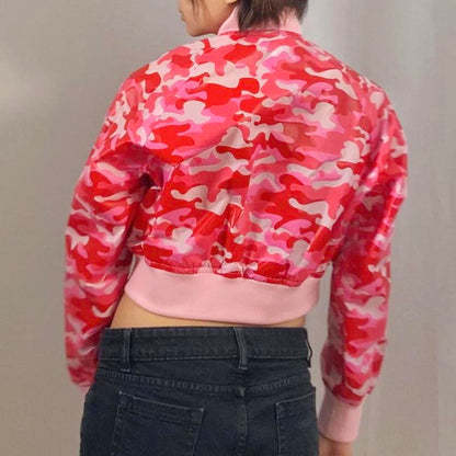 Comme des Garcons “Girl” AD2020 pink camo bomber jacket