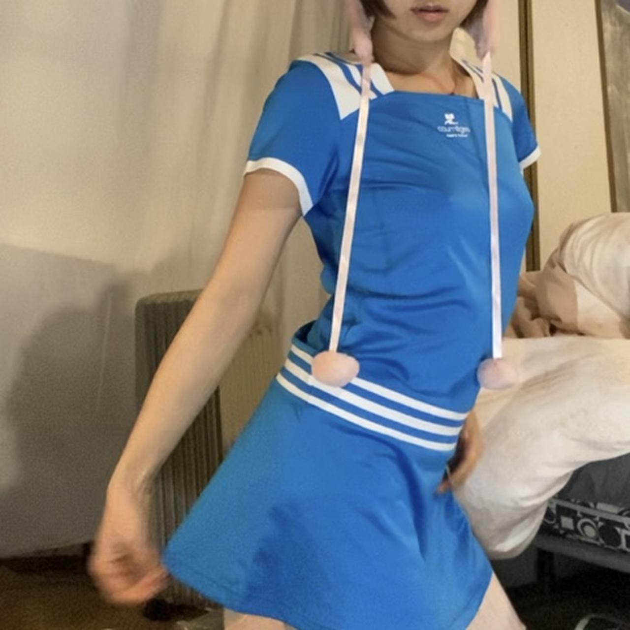 Courreges Sport Futur blue tennis dress