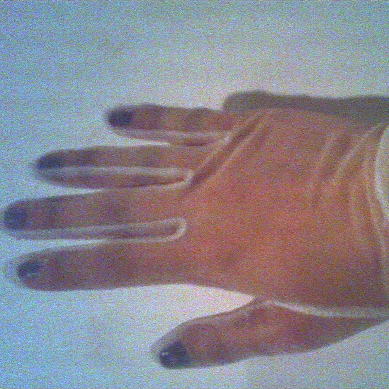 Courreges sheer white gloves