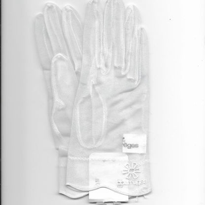 Courreges sheer white gloves