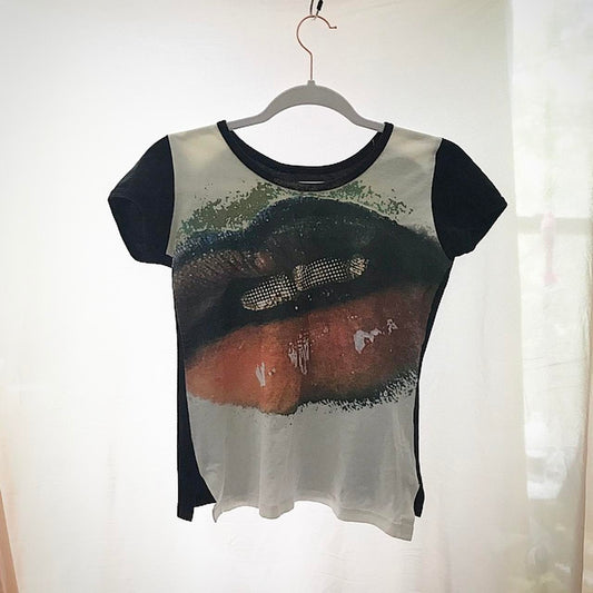 Vivienne Westwood Anglomania lips tee