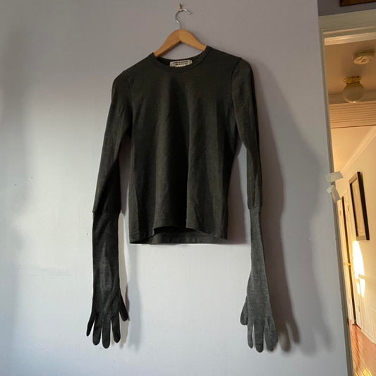 Comme des Garcons AD2012 wool gloved long sleeve sweater