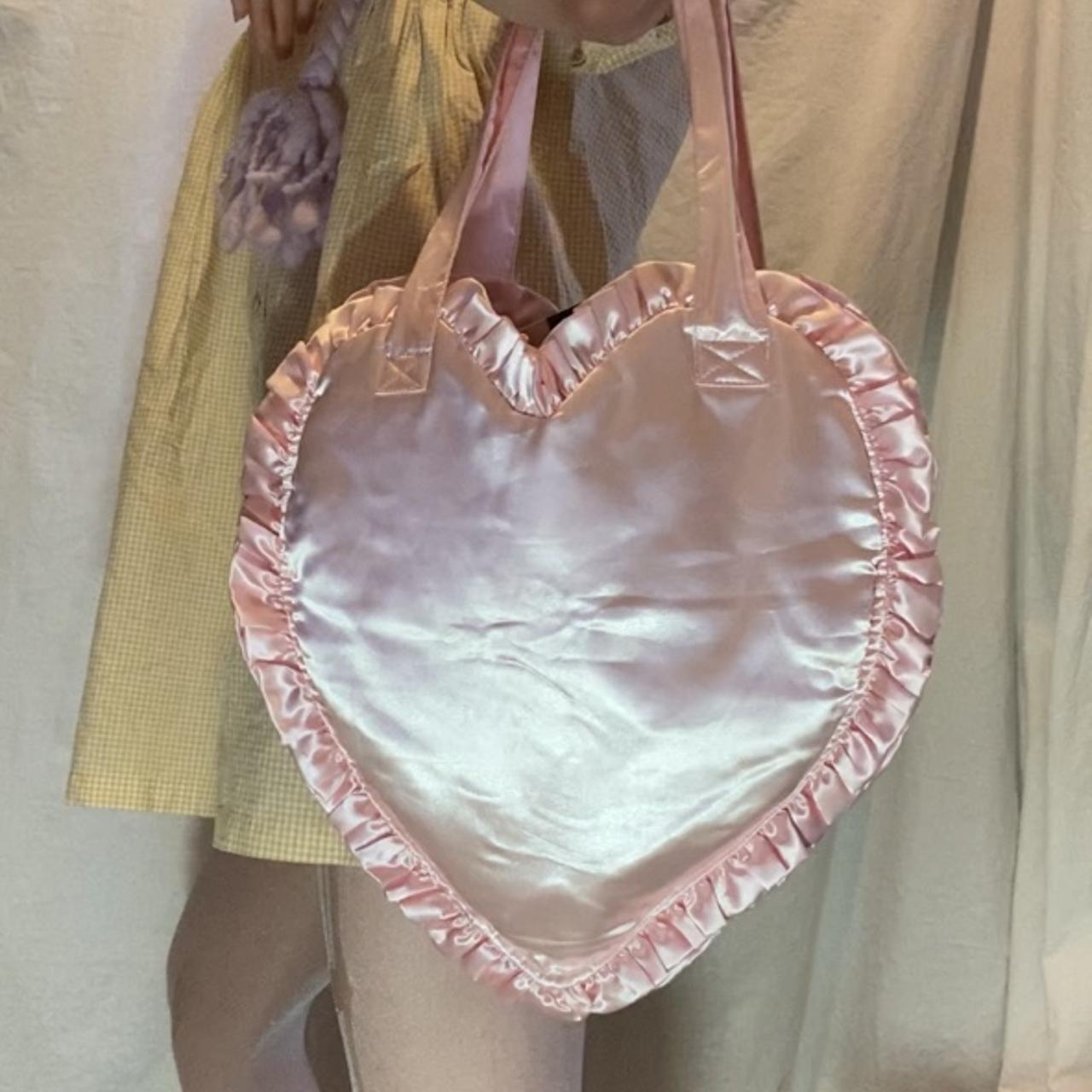 Swankiss heart shaped ballet print tote bag