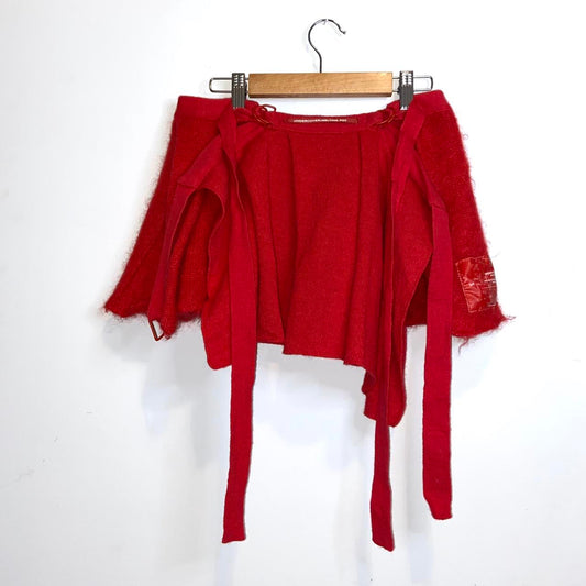 Undercover 00AW “Melting Pot” knit overskirt