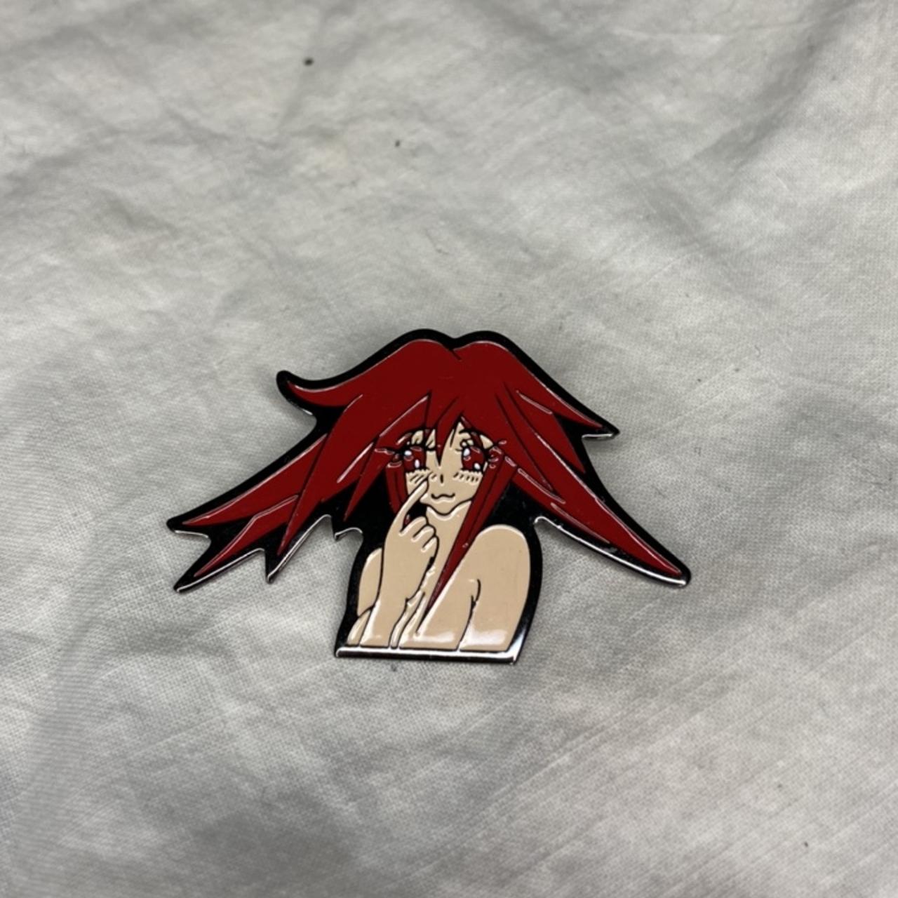 Beauty:Beast red haired girl pin