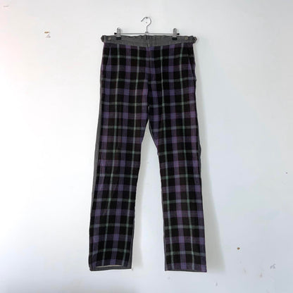 Comme des Garcons AD2000 Homme Plus flannel front denim pants