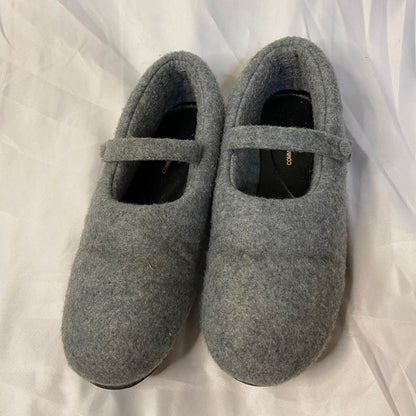 Comme des Garcons tricot plush wool mary janes