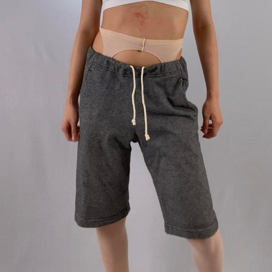 N. Hoolywood micro-stripes knit board shorts