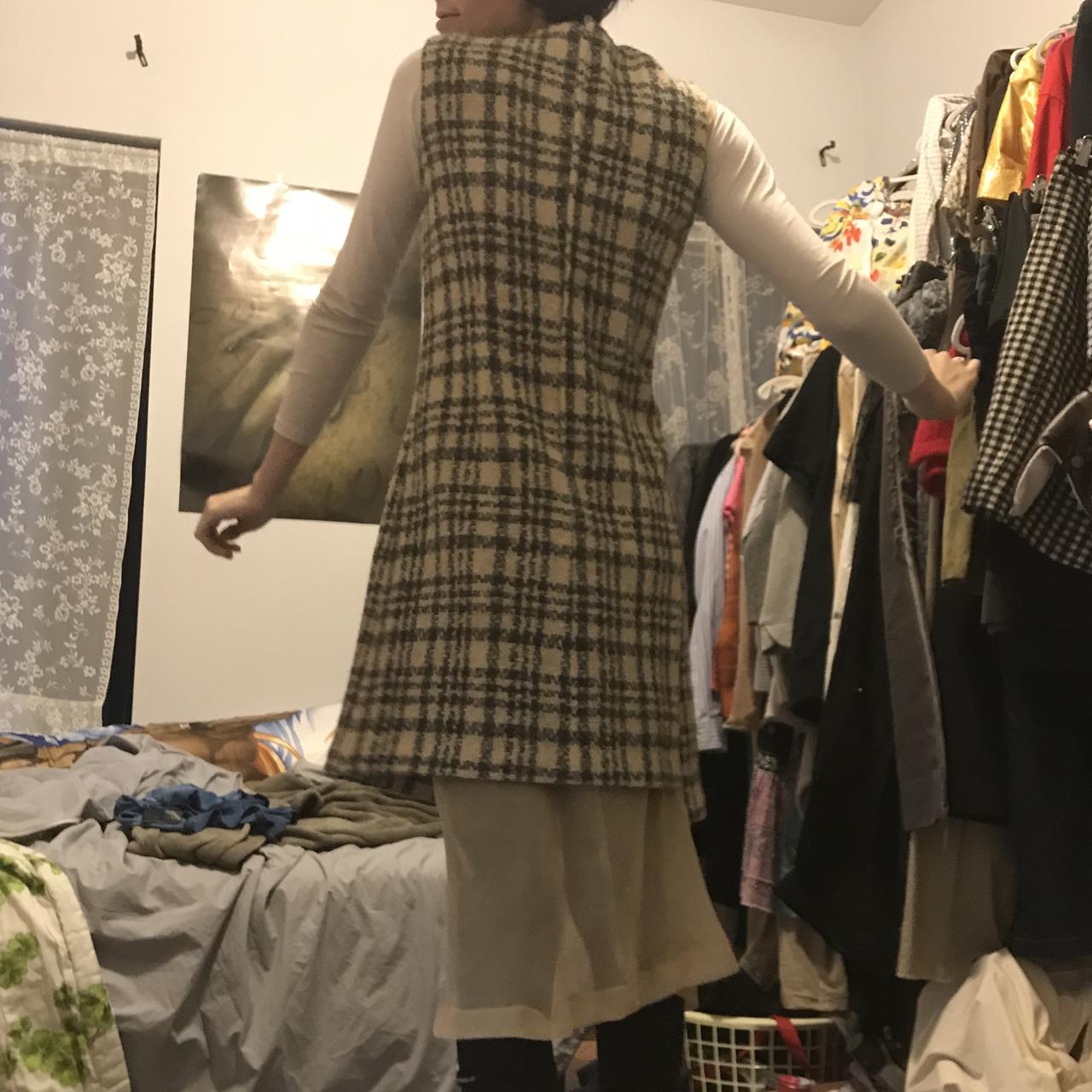 Comme des Garcons wool slash layered dress