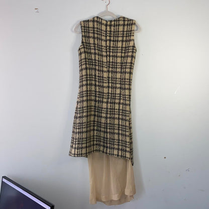 Comme des Garcons wool slash layered dress