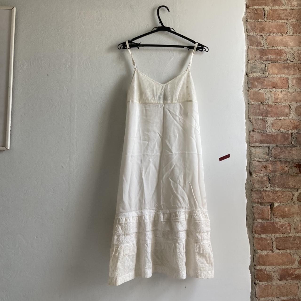 Comme des Garcons AD2005 Tricot lace trim cami dress