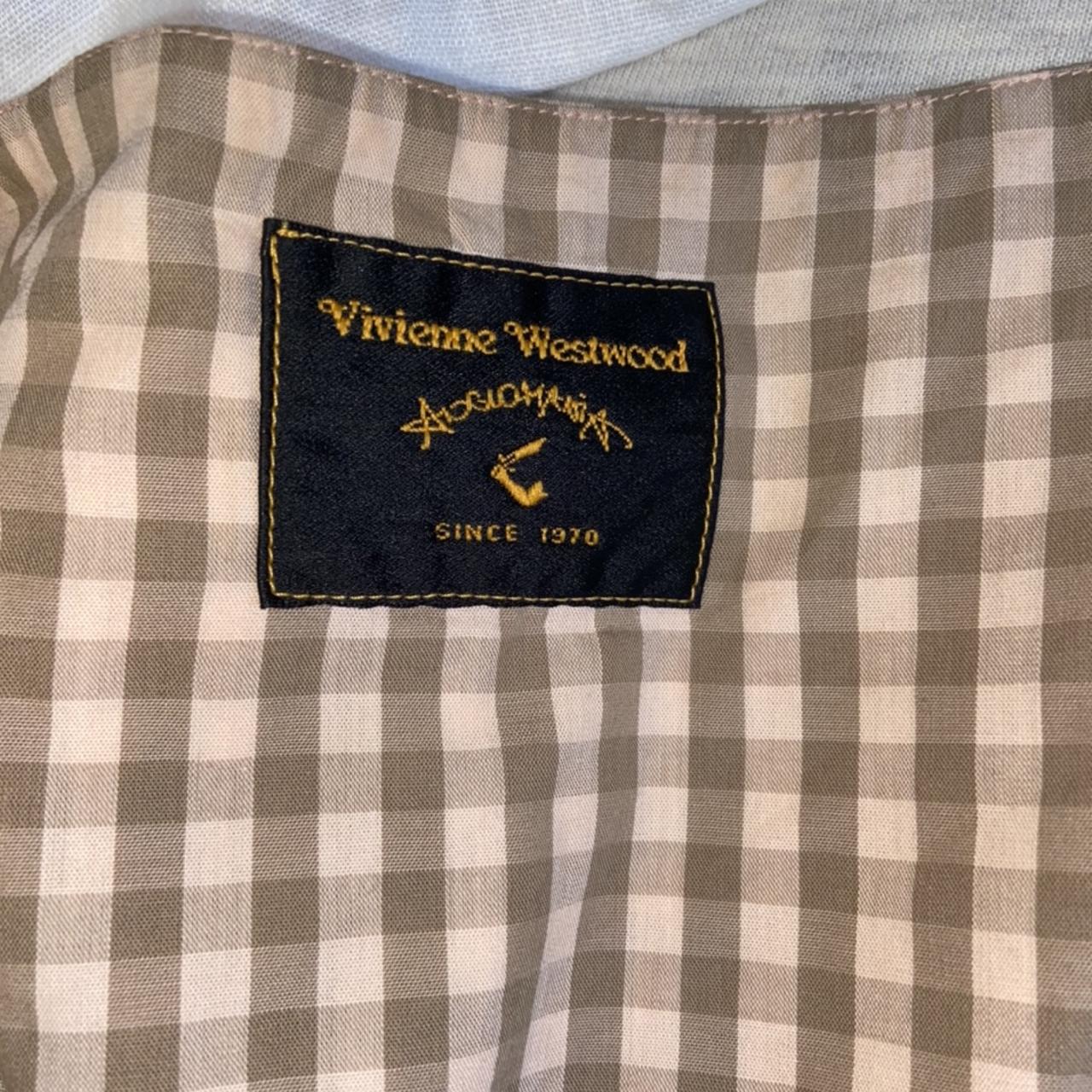 Vivienne Westwood button-up triangular hem gingham shirt