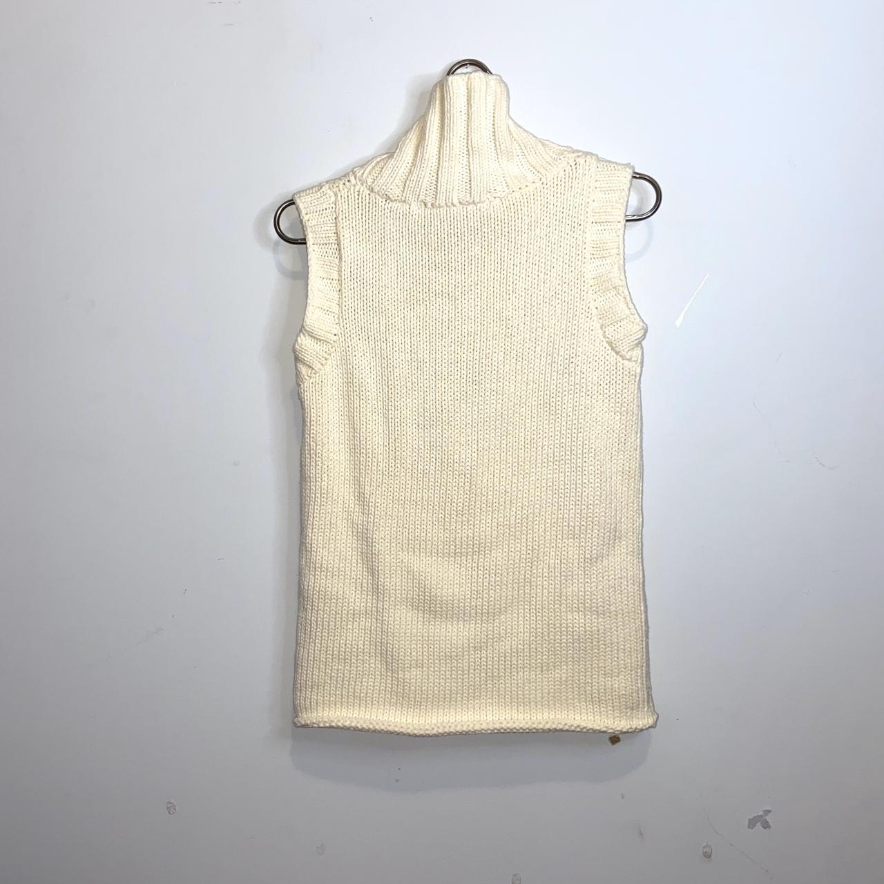 Beauty:Beast cable knit sleeveless turtleneck top