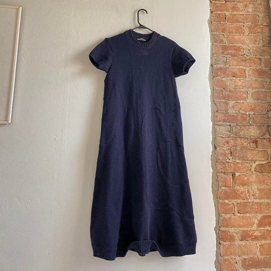 Comme des Garcons AD1996 Tricot blue sweater dress