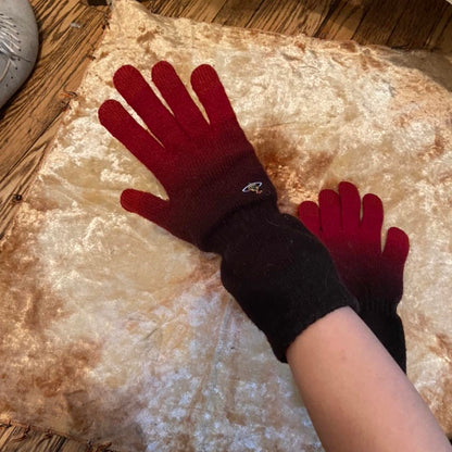 Vivienne Westwood red gradient gloves