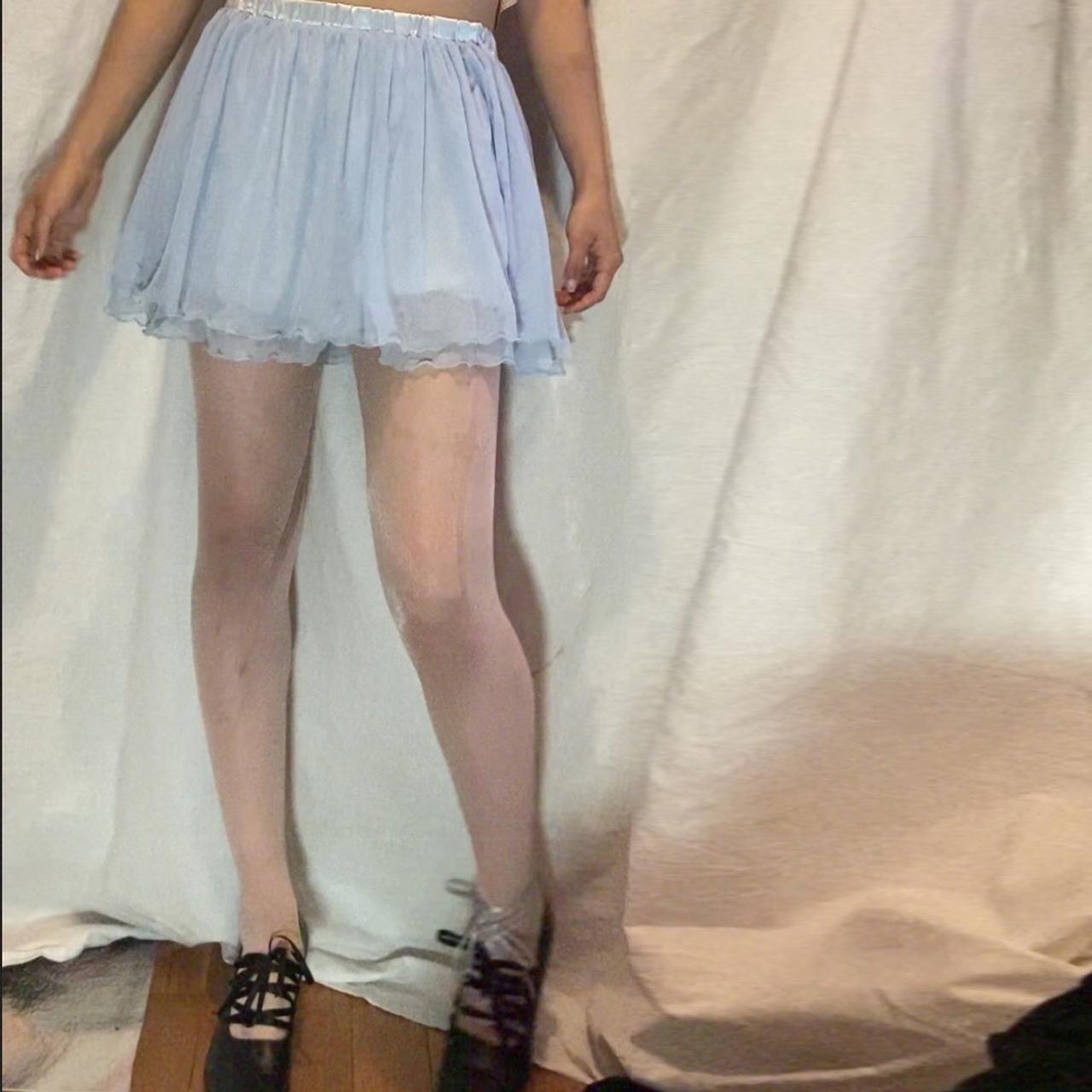 Baby the Stars Shine Bright light blue layered tulle skirt