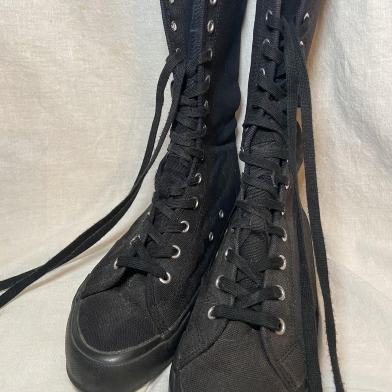 Comme des Garcons Junya Watanabe tall converse sneakers