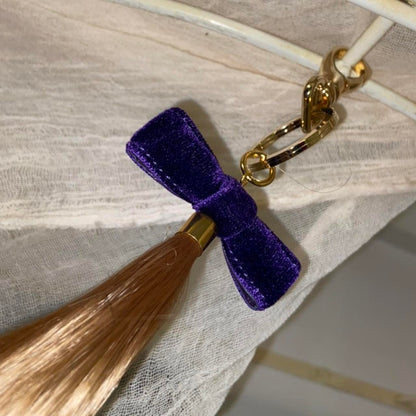 Undercover hair strand keychain