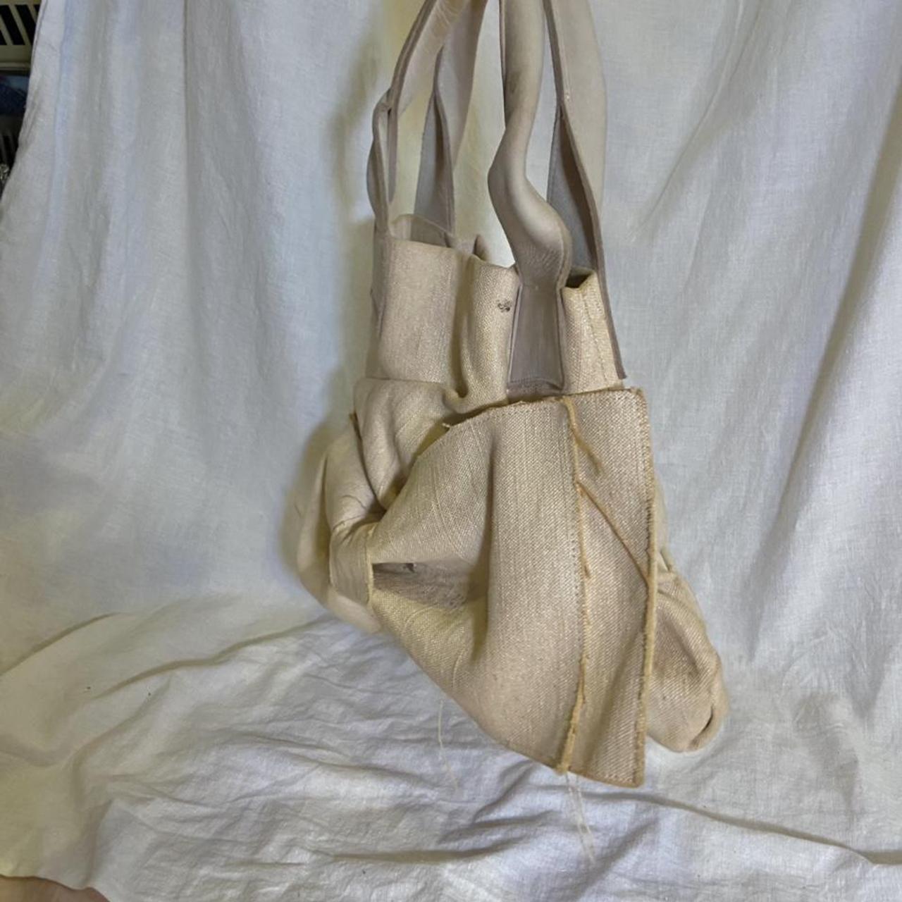 Jane Marple Dans Le Salon frayed ribbon large handbag