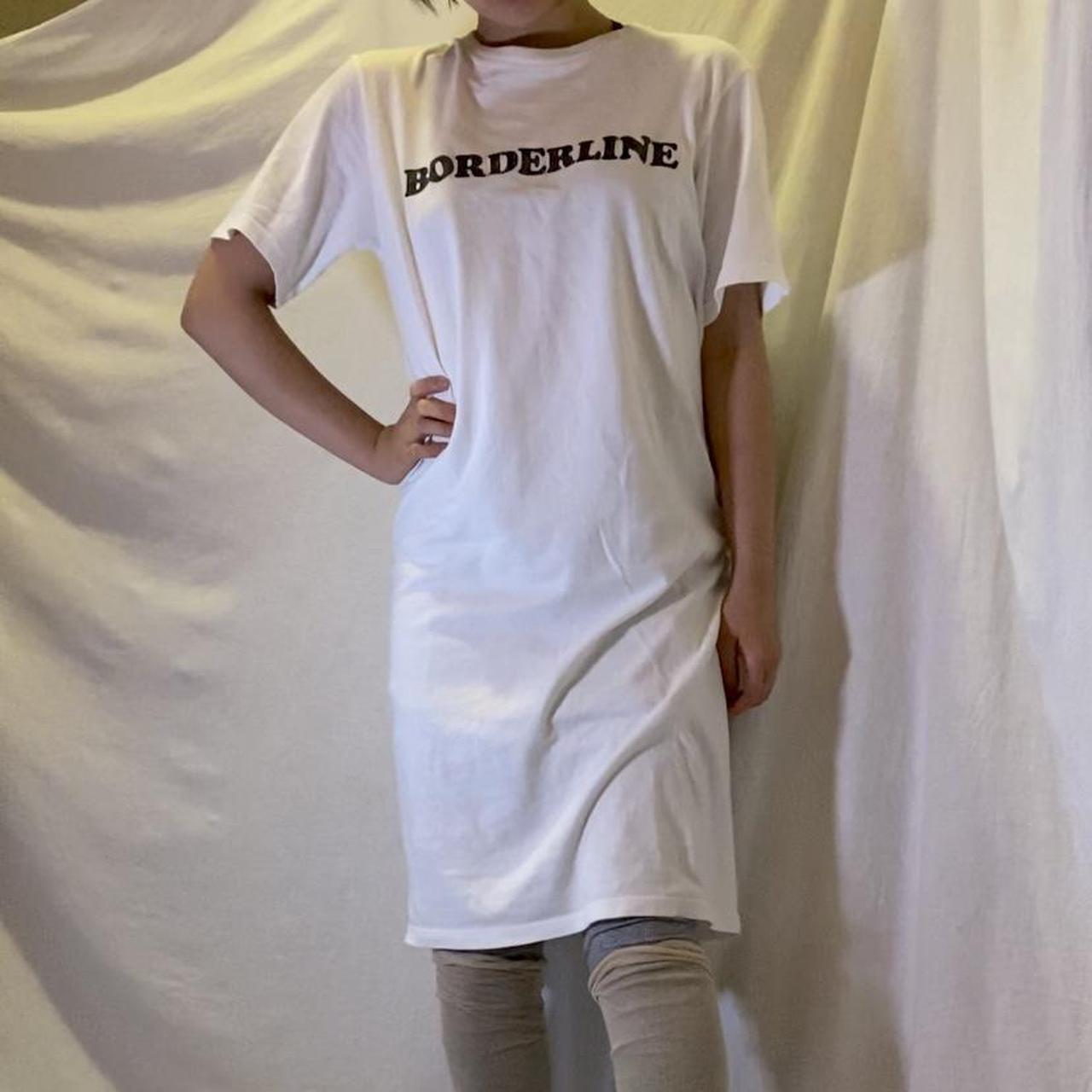 Number (N)ine borderline long t-shirt dress