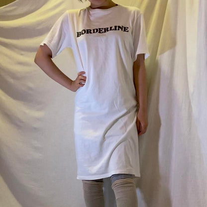 Number (N)ine borderline long t-shirt dress