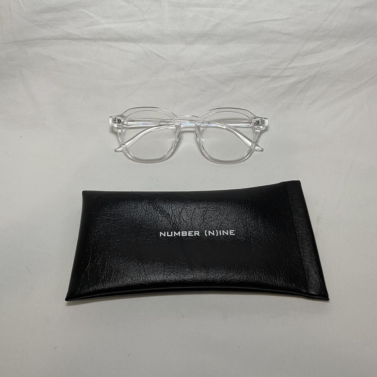 Number (N)ine clear frame glasses with clear lenses