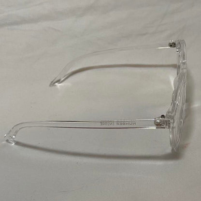 Number (N)ine clear frame glasses with clear lenses