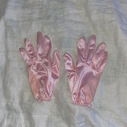 Courreges pink golf gloves