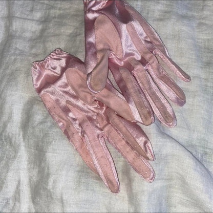 Courreges pink golf gloves