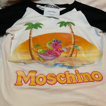 Moschino My Little Pony beach graphic raglan t-shirt