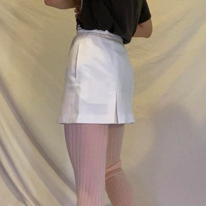 Courreges Sport Futur white tennis skirt