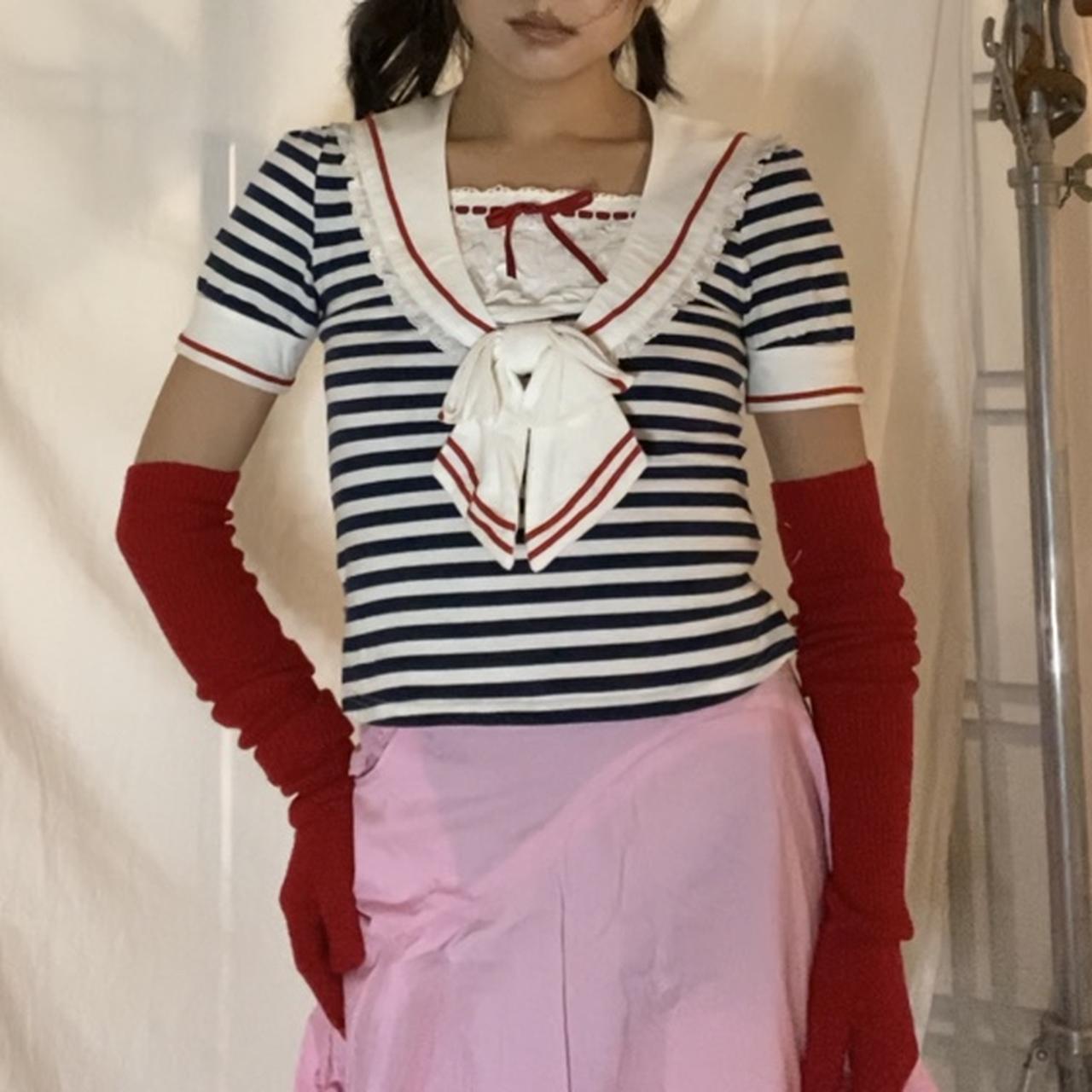 Alice and the Pirates sailor ribbon top