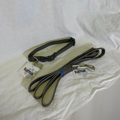 Kansai Yamamoto nylon dog collar and leash