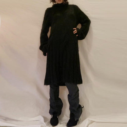 Undercover 97-98AW wool rib knit loose knit sweater dress