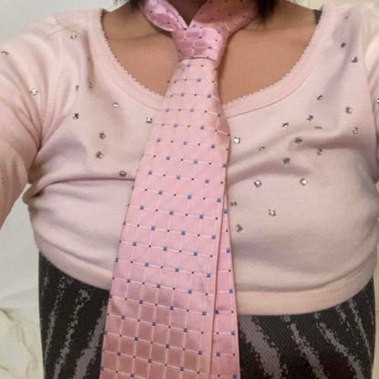 Courreges pink tie