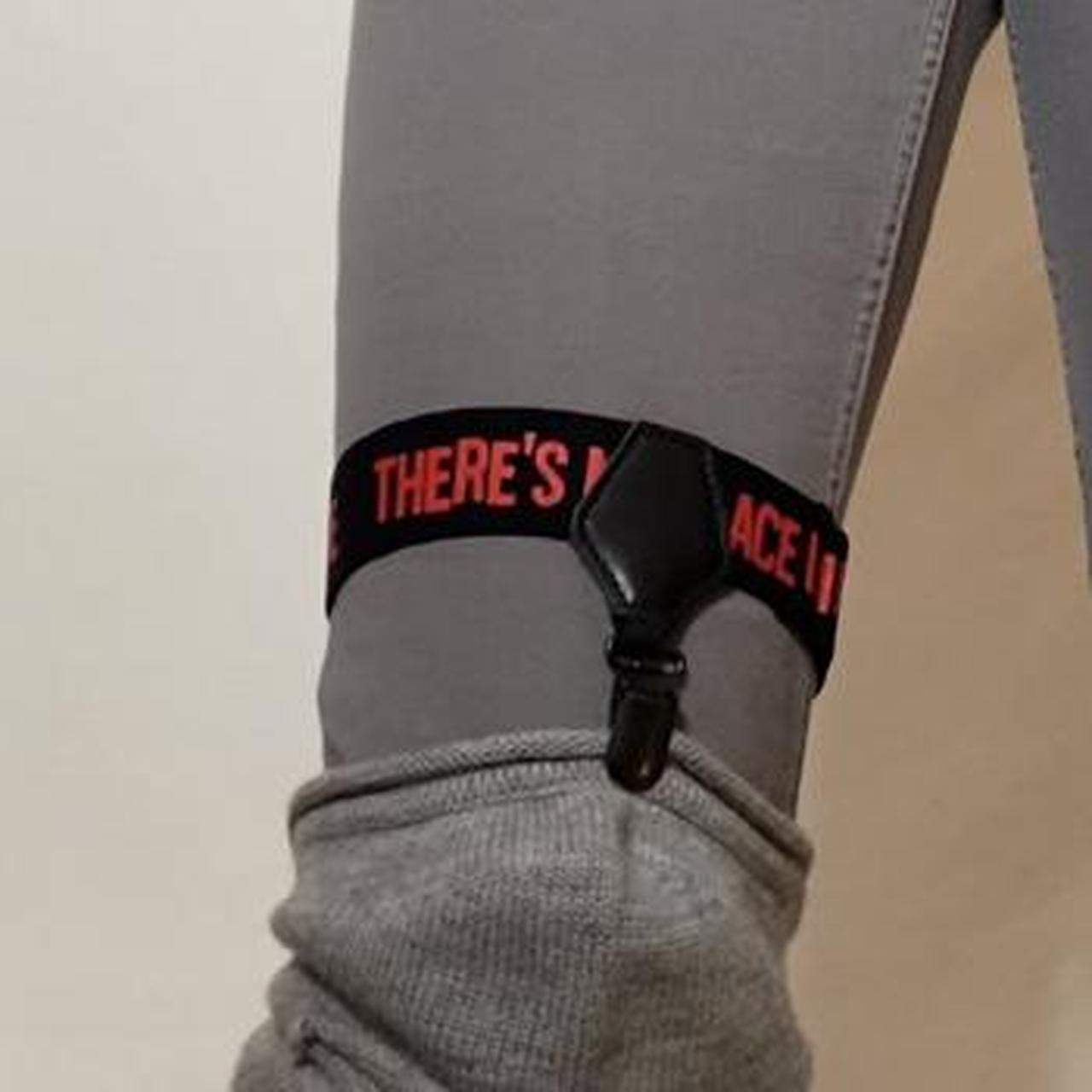 Number (N)ine "There's No Place Like Alone" adjustable elastic garter