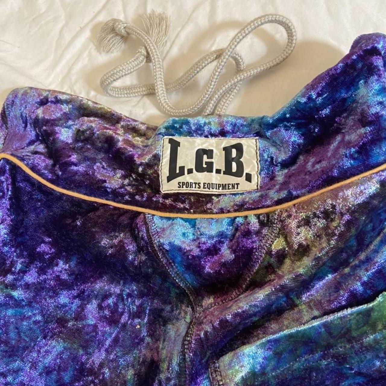 Le Grand Bleu LGB crushed velvet flare sweatpants