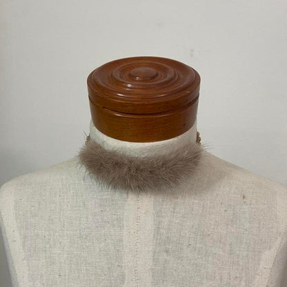 Miu Miu mink fur choker necklace