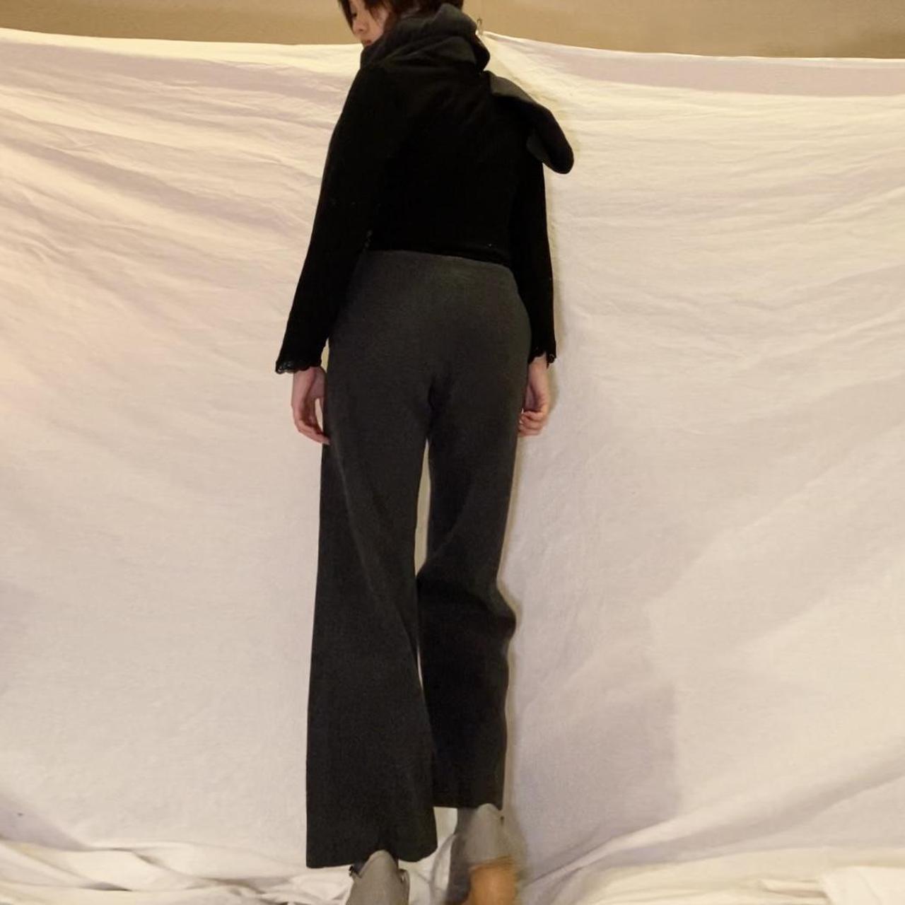 Yohji Yamamoto scarf attachment pants with drawstring waist