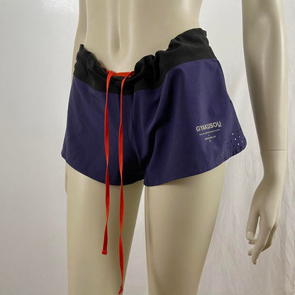 Undercover Gyakusou lightweight dark blue running shorts