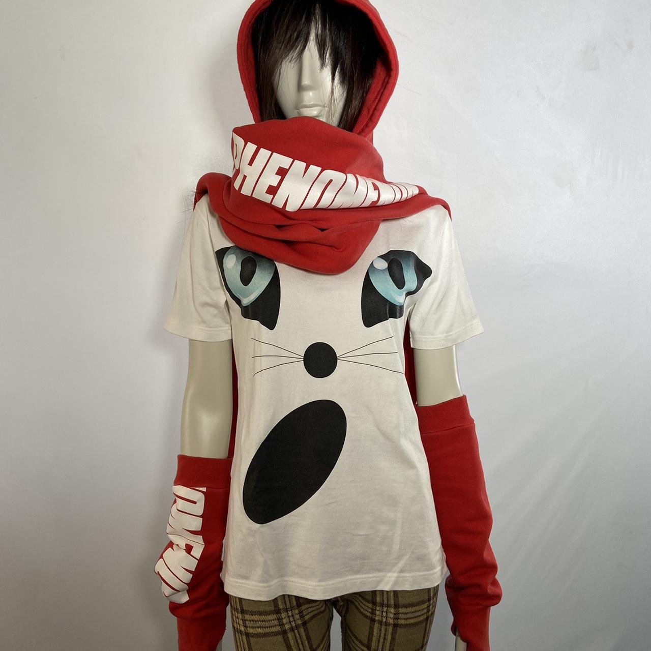 Phenomenon hoodie scarf and long gloves set