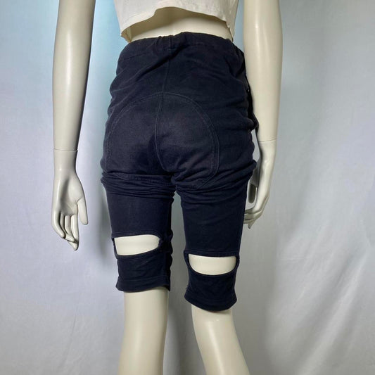 General Research 2003 “Cycling” sweatpant shorts with back cutout detail