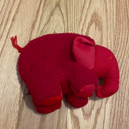 Undercover fleece elephant pouch