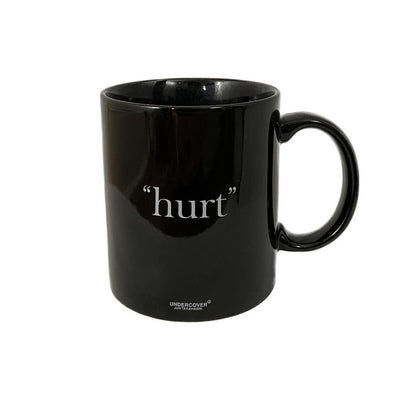 Undercover “Hurt” and “Evil Clown” black mugs