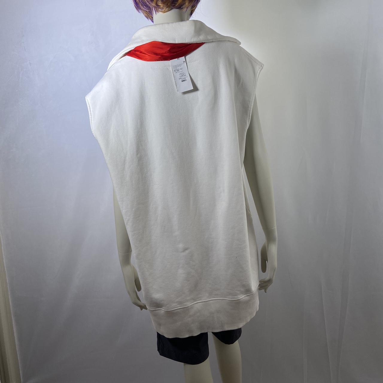 Maison Margiela MM6 sailor oversized sleeveless sweatshirt