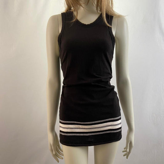 N.Hoolywood black cotton tank top dress